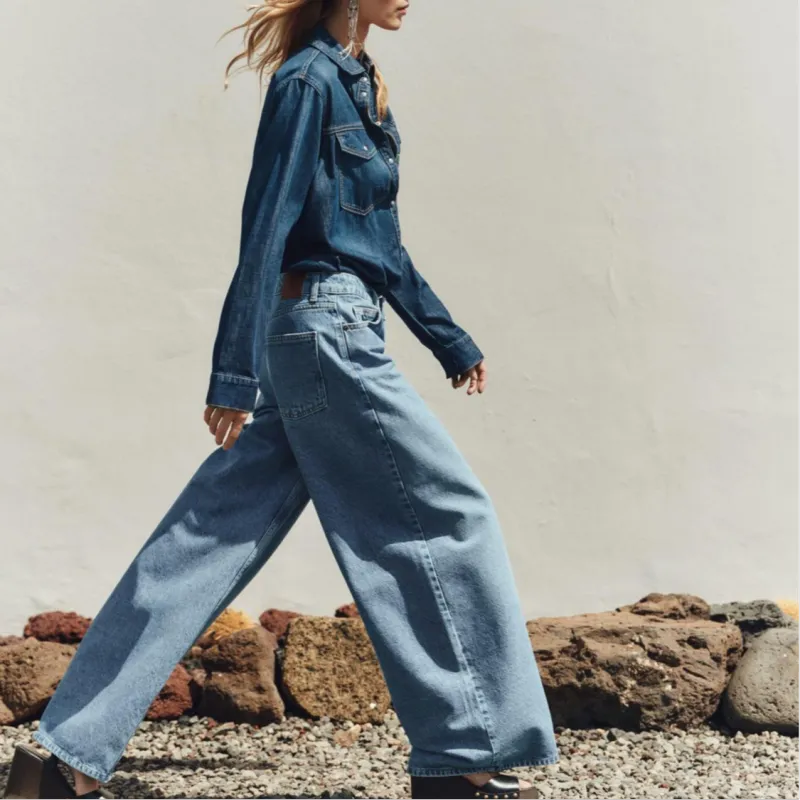 ZARA Jeans Women's Medium Blue-1