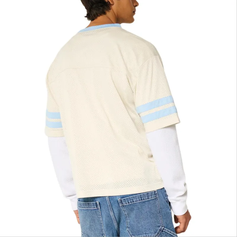 Hollister T Shirts Men White-1