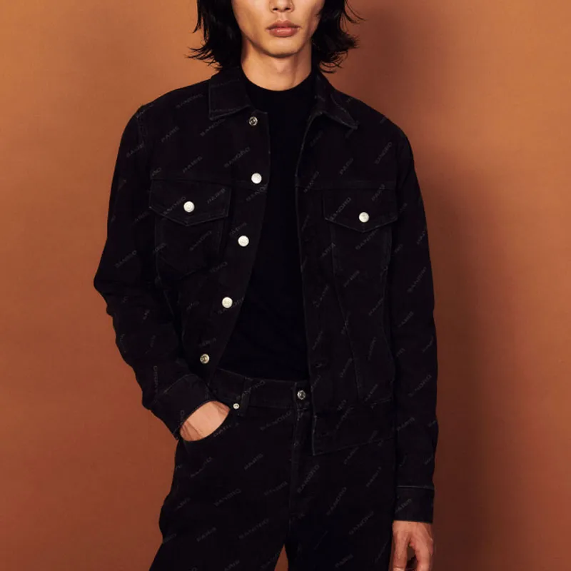 Sandro Jackets Men Black-2