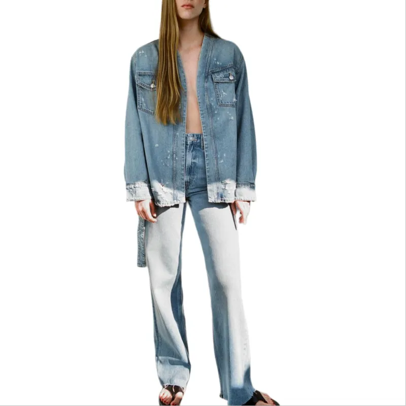ZARA Trf Jeans Women's Indigo-2
