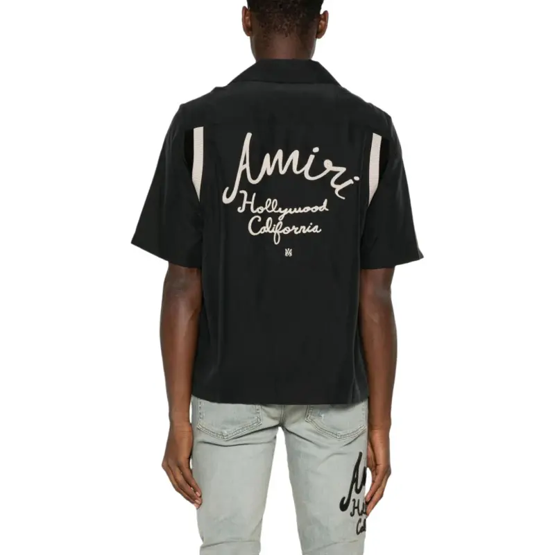 AMIRI Hollywood Logo Embroidered Shirt-1