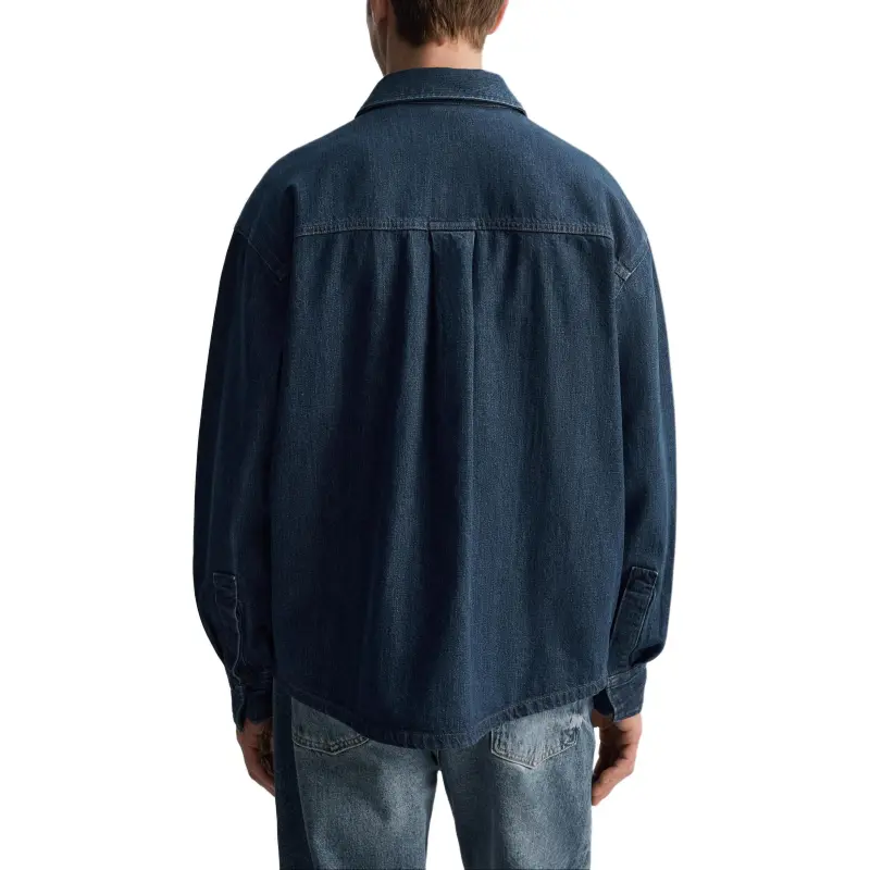 ZARA Denim Jacket Men's Dark Blue-4