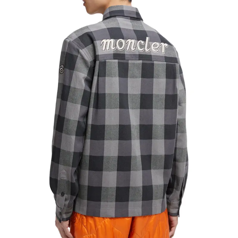 Moncler X Mercedes Benz Nigo Plaid Cotton Shirt-1
