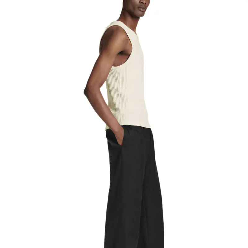 COS Tank Tops Men Ecru-3