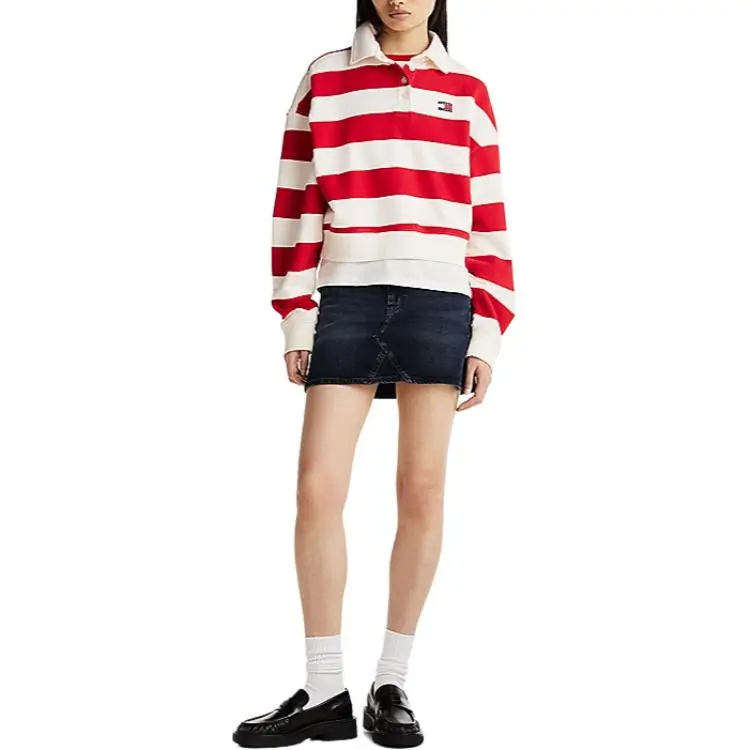 Tommy Hilfiger Polo Shirt Women's Red-2