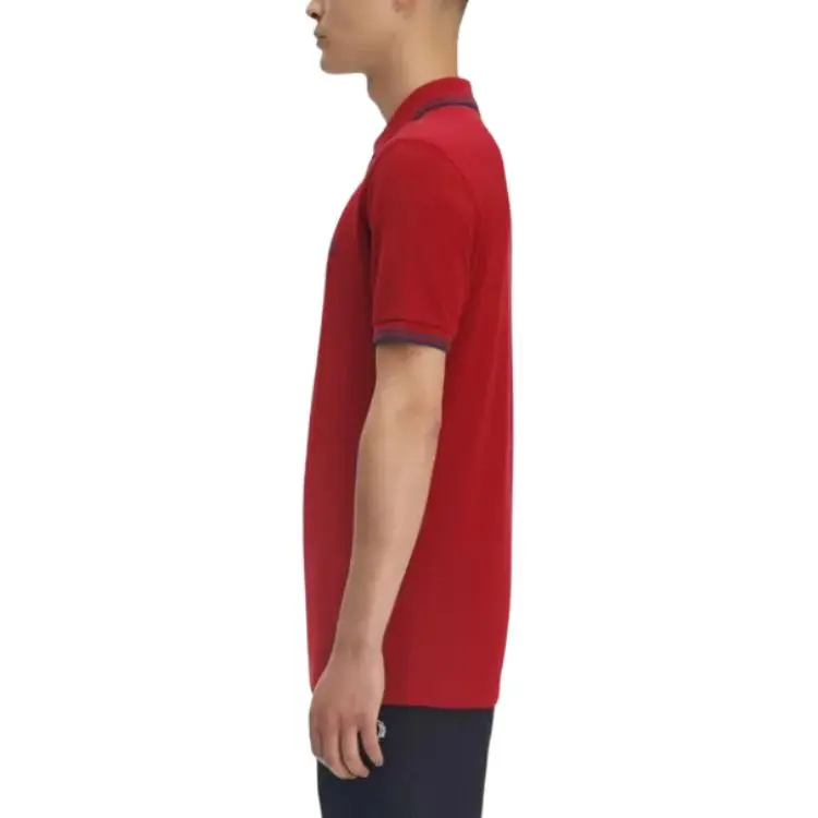 FRED PERRY Polo Shirt Men's Red-4