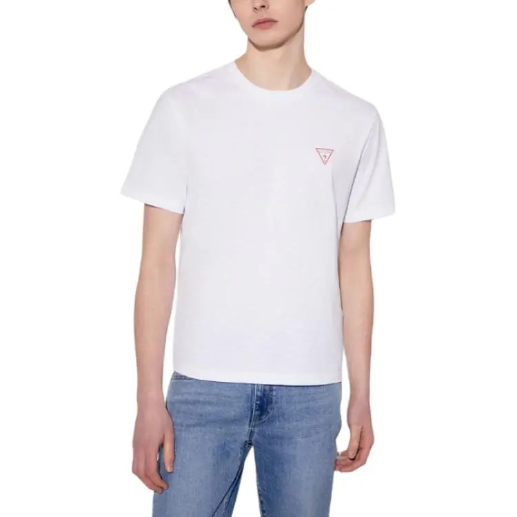 GUESS T Shirts Men White-3