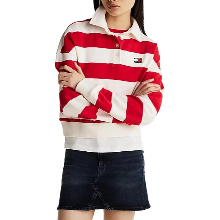 Tommy Hilfiger Polo Shirt Women's Red-3
