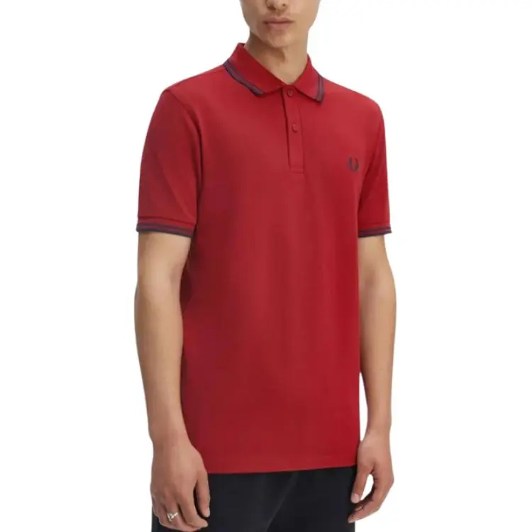 FRED PERRY Polo Shirt Men's Red-2