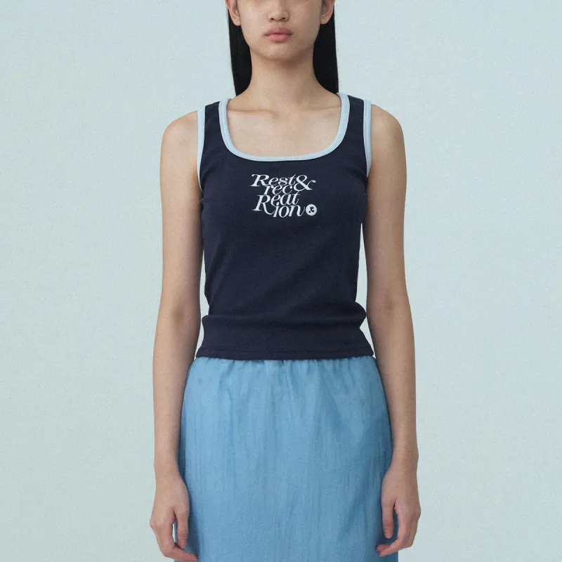 Rest&Recreation SS25 Tank Top Women's Marine Blue-6