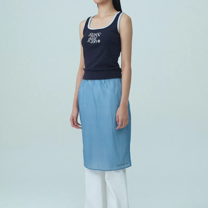 Rest&Recreation SS25 Tank Top Women's Marine Blue-7