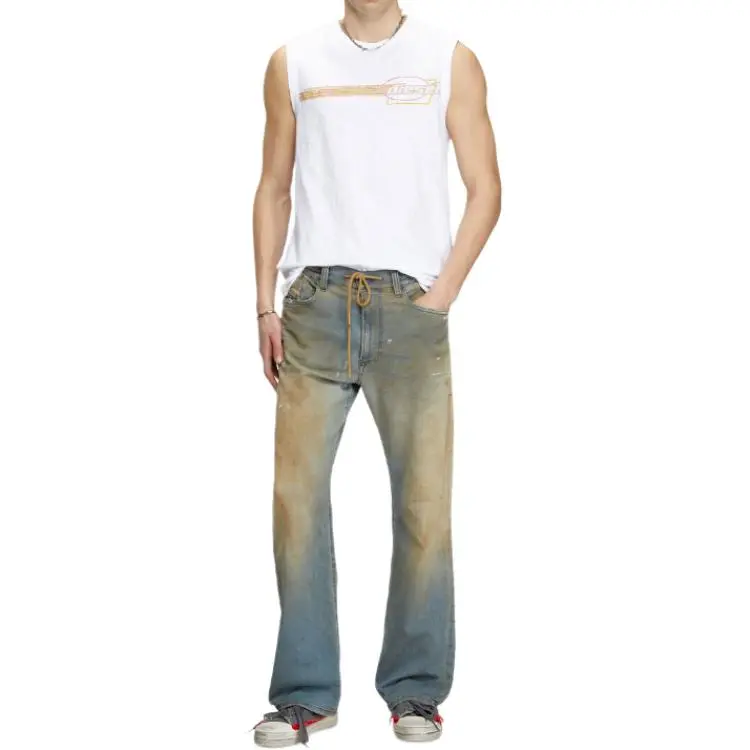DIESEL Tank Tops Men White-1