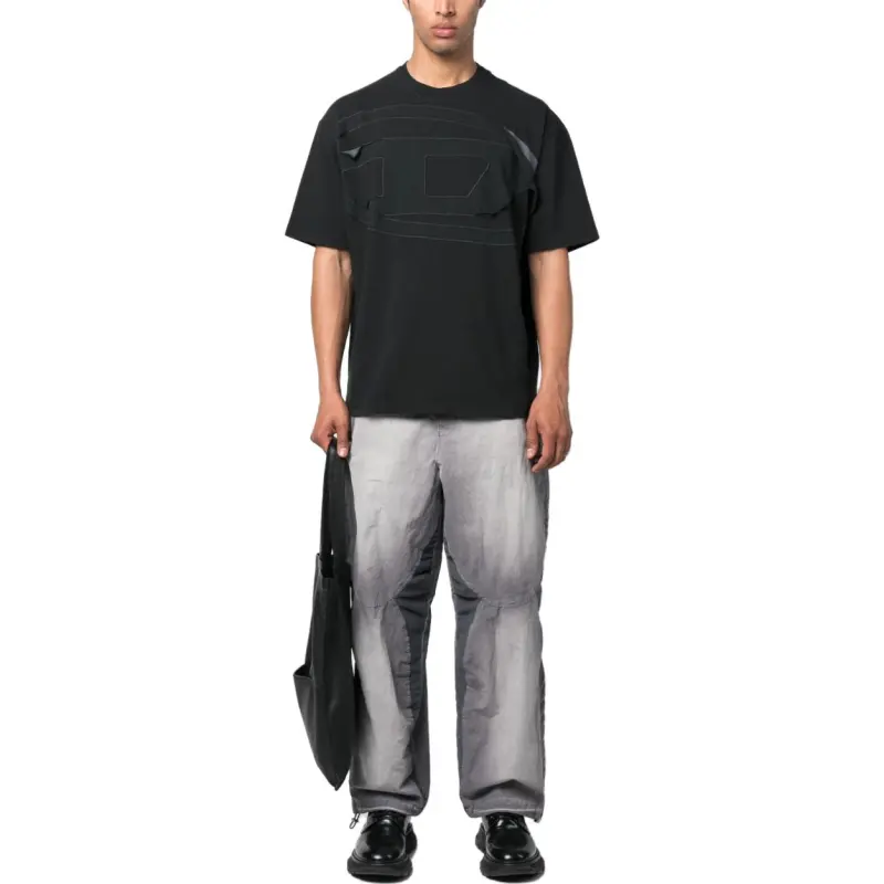 DIESEL T-Shirts Men Black-1