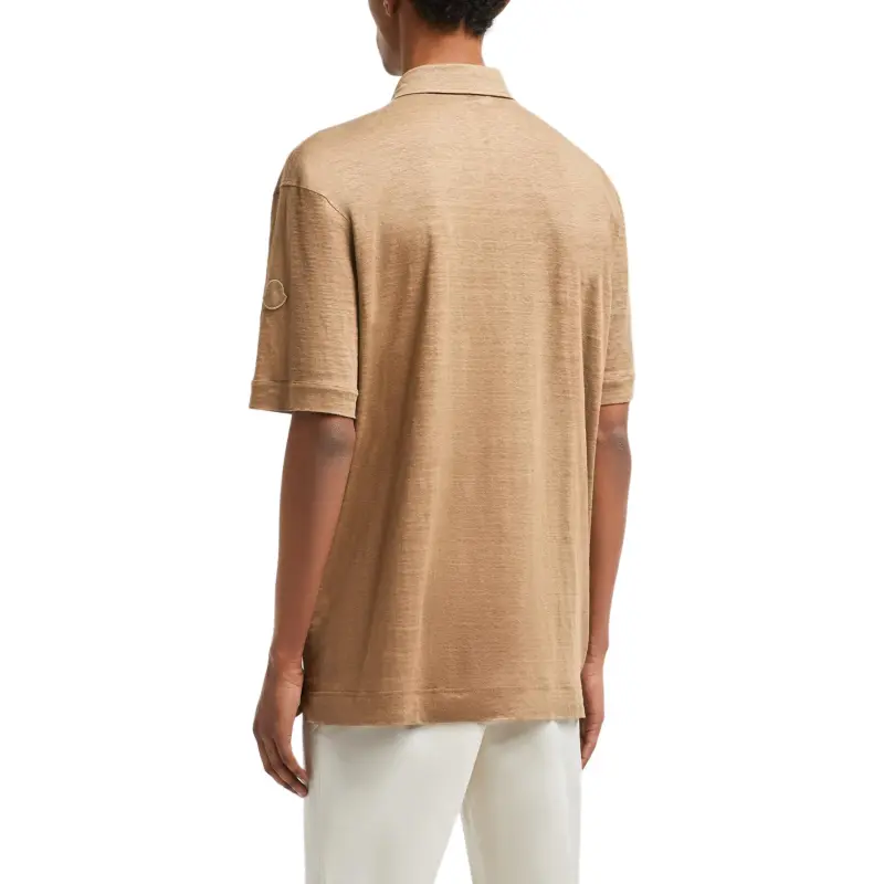 Moncler SS25 Polo Shirt Men's Beige-2