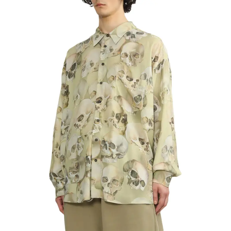 Magliano Fontanelle Skull Printed Shirt-4