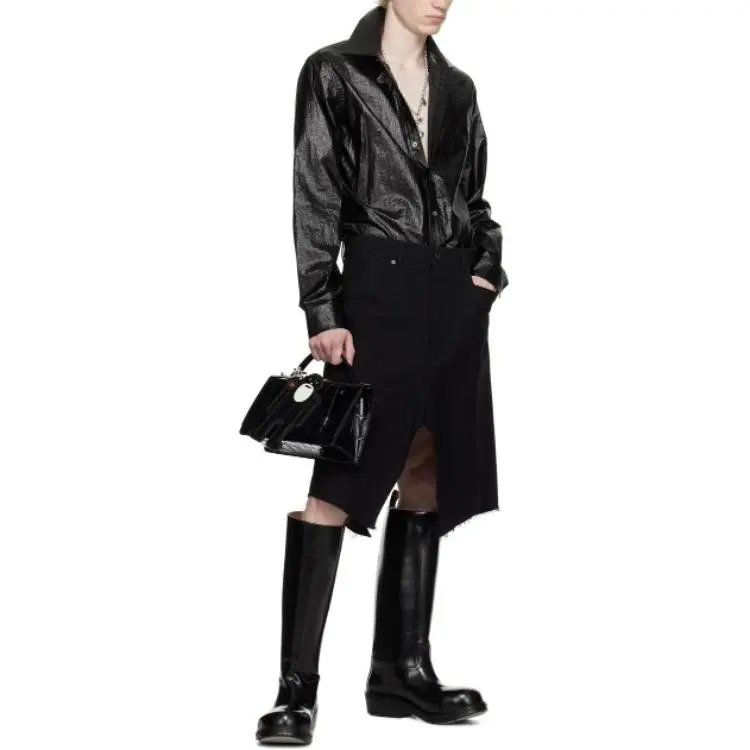 WALTER VAN BEIRENDONCK Shirt Men's Black-3