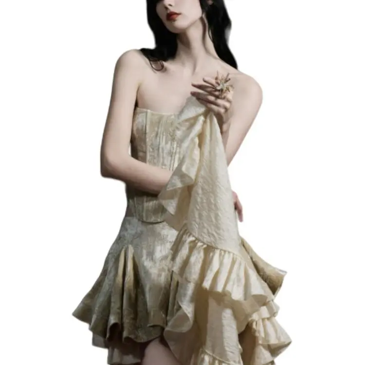 Freja Strapless Tops Women's White-1