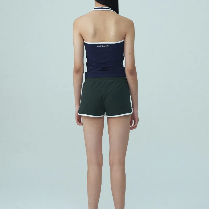 Rest&Recreation SS25 HALTER NECK SLEEVELESS Camisole Women's Marine Blue-2
