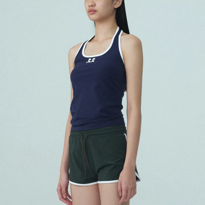 Rest&Recreation SS25 HALTER NECK SLEEVELESS Camisole Women's Marine Blue-4