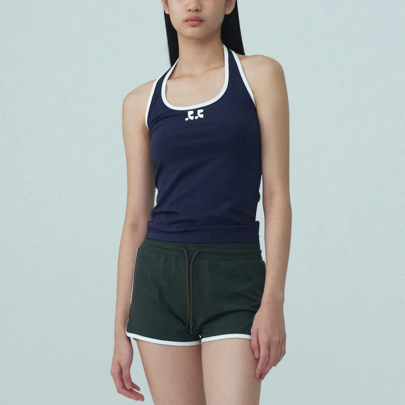 Rest&Recreation SS25 HALTER NECK SLEEVELESS Camisole Women's Marine Blue-7
