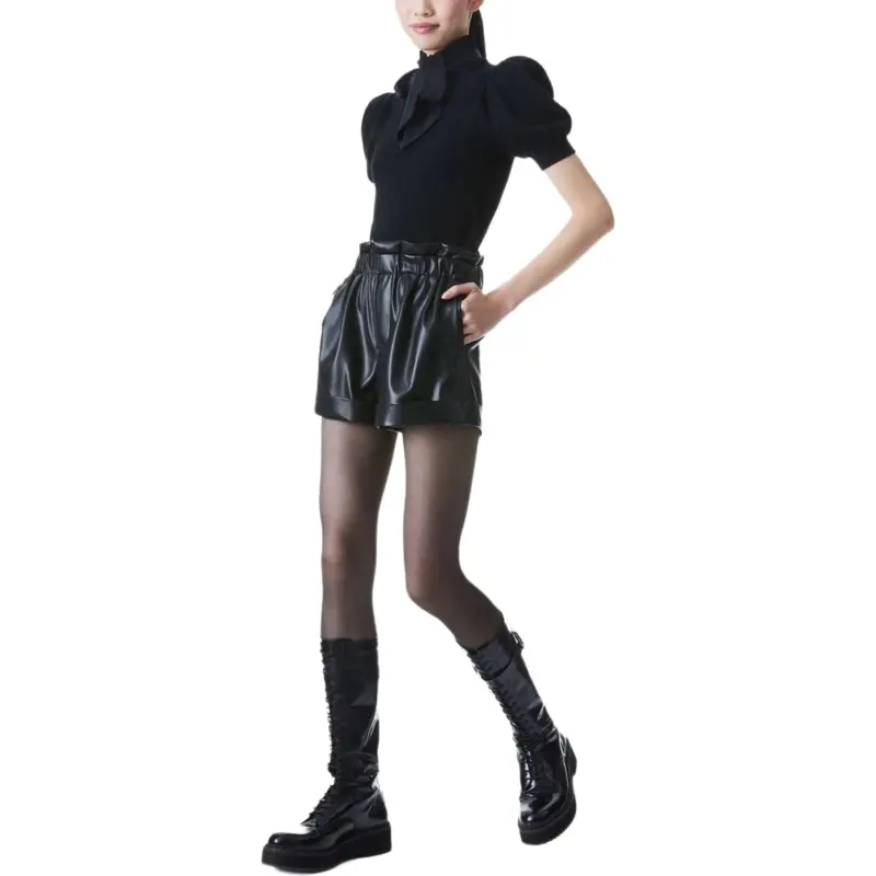 Alice + Olivia Reagan Paperbag-waist Shorts-3