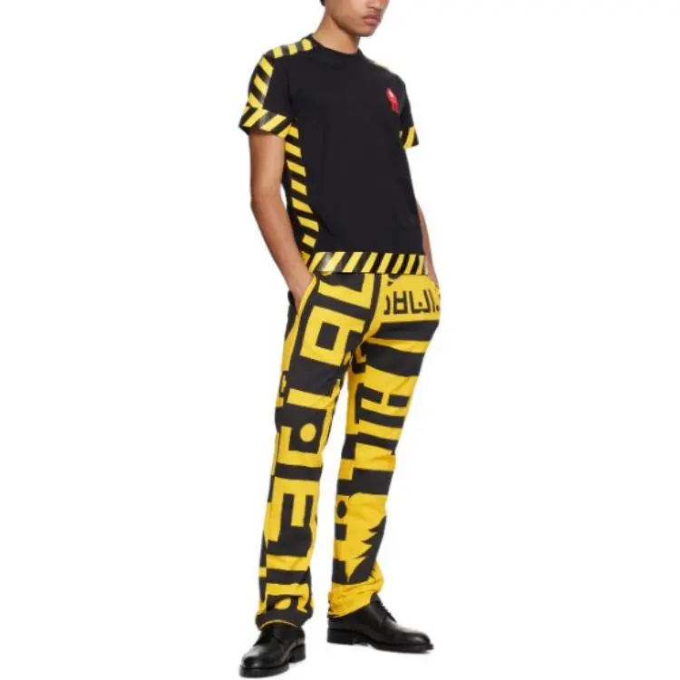 WALTER VAN BEIRENDONCK Danger Cotton T shirt-3