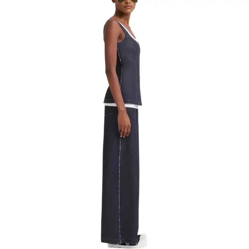 MARNI Stretch cotton Wide leg Jeans-2