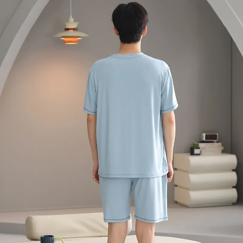 Cotton Gene Men Pajama Sets-5