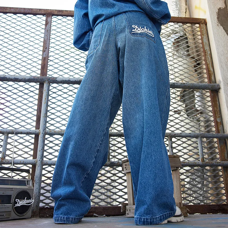 Dickies Casual Pants Unisex Blue-2