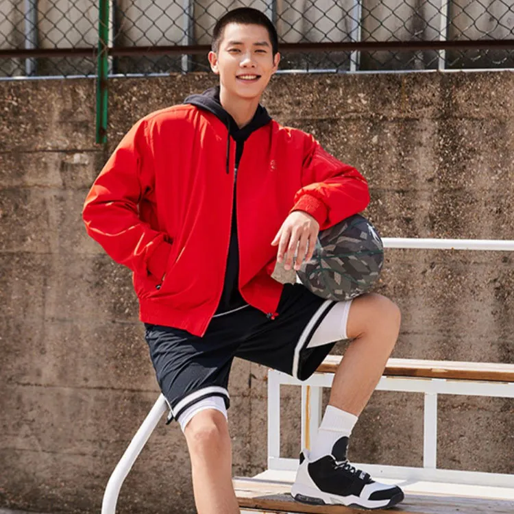QIAODAN Jackets Men Aurora Red-1