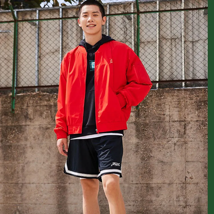 QIAODAN Jackets Men Aurora Red-2
