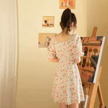 MISHOW Short-Sleeved Dresses Women's Camellia