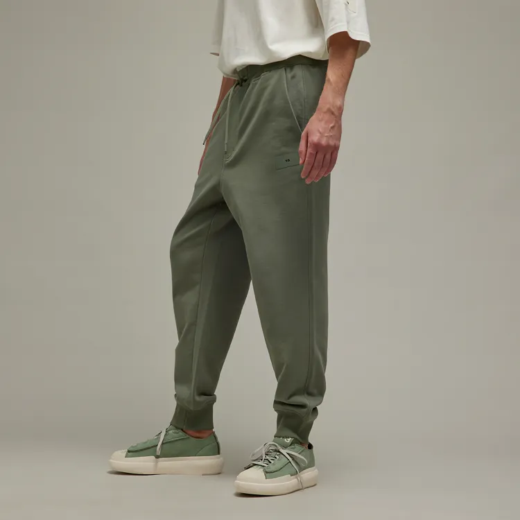Y 3 Logo patch Organic cotton Track Pants-2