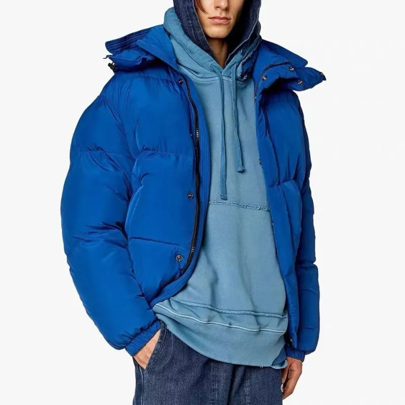 DIESEL FW23 Puffer Jacket Men's Blue-2