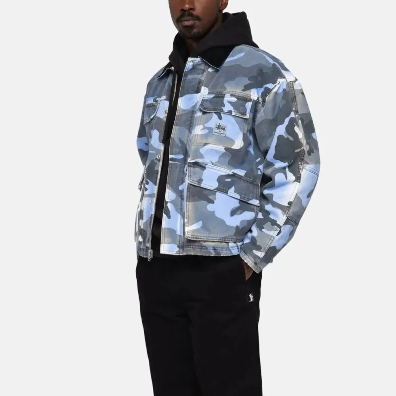 Stussy Spray Dye Canvas Jacket-3