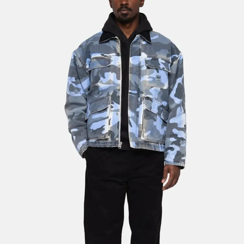 Stussy Spray Dye Canvas Jacket-2