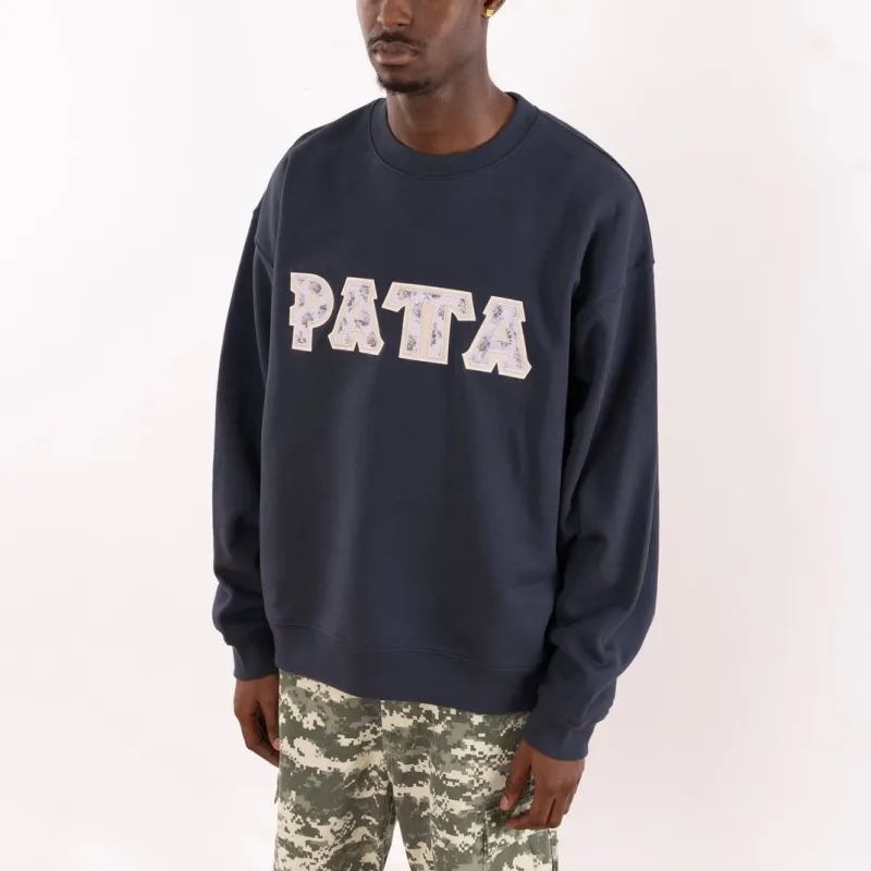 Patta Sweatshirt Men's Marine Blue-3
