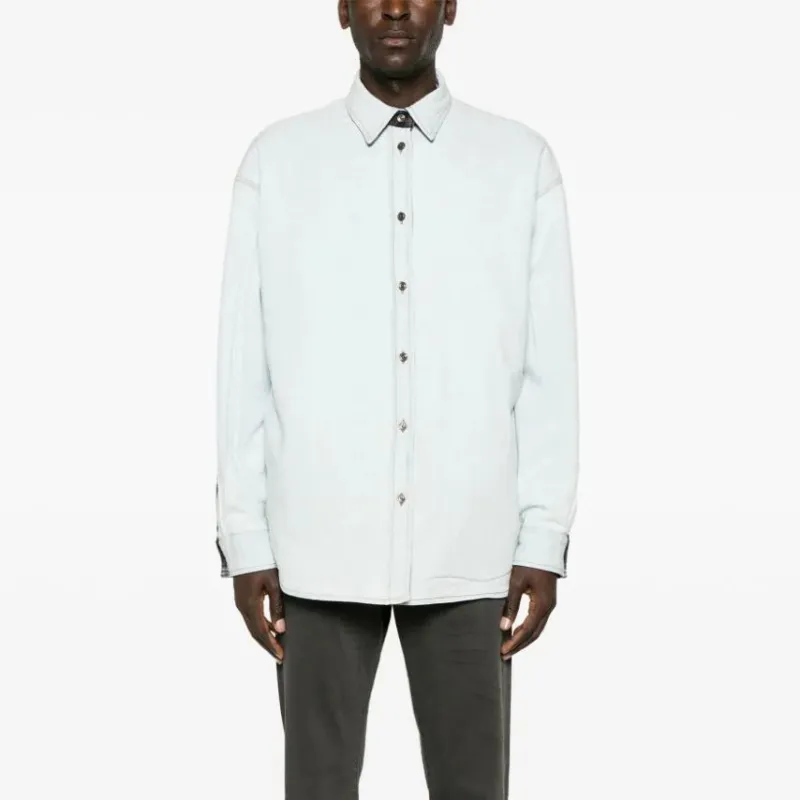 DIESEL S Dewny Double Check A Reversible Padded Overshirt-4