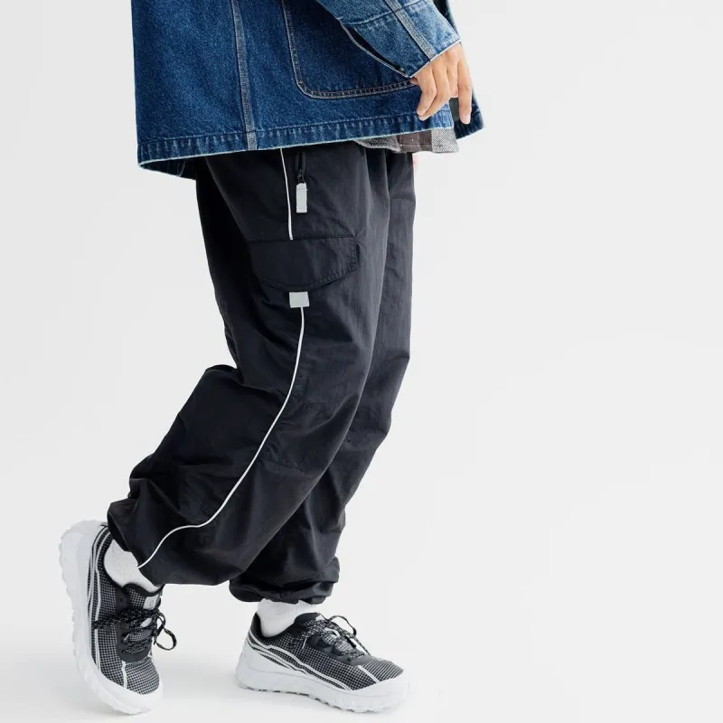 Beams Cargo Pants Men Black-3
