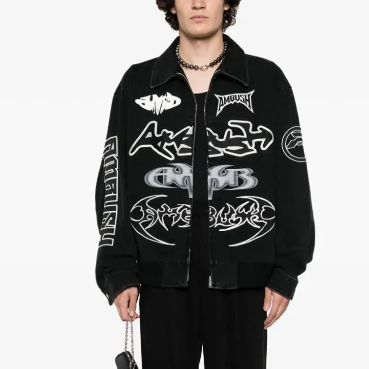 AMBUSH Patch Denim Bomber Jacket-1