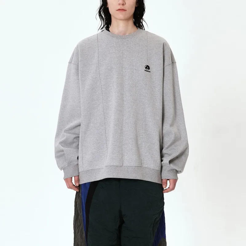 ADER ERROR Disto Logo-embroidered Panelled Sweatshirt-2