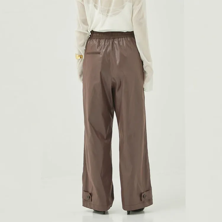 PUBLIC TOKYO Casual Pants Women's Coffee-3