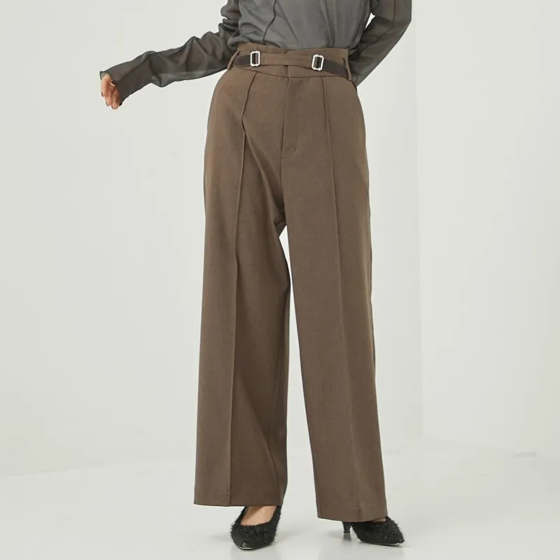 PUBLIC TOKYO Casual Pants Women's Brown-3