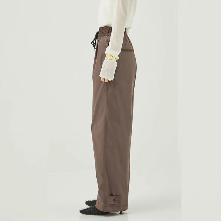 PUBLIC TOKYO Casual Pants Women's Coffee-4