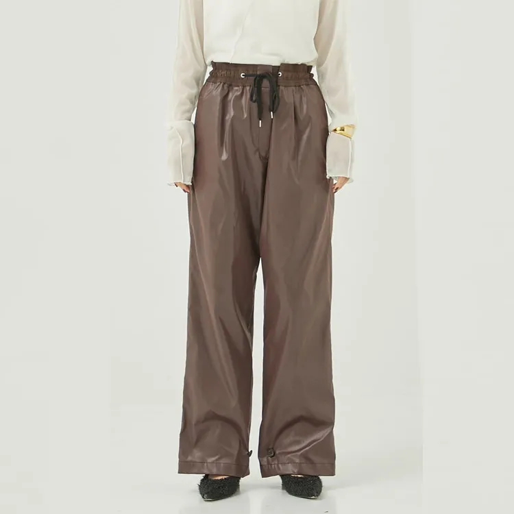 PUBLIC TOKYO Casual Pants Women's Coffee-2