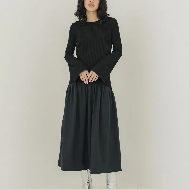 PUBLIC TOKYO Long Sleeved Dresses Women's Black-2