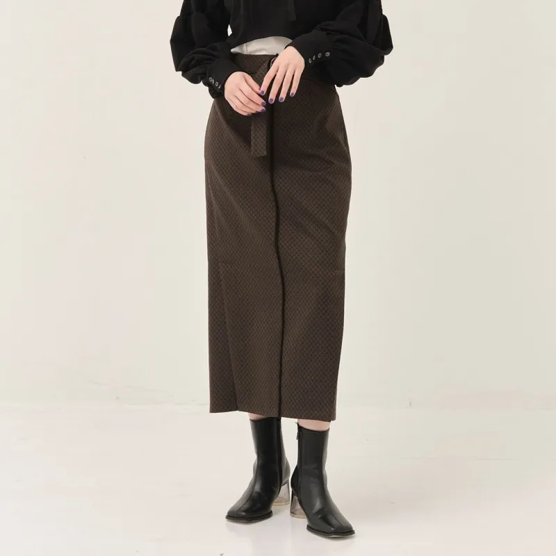 PUBLIC TOKYO Casual Long Skirt Women's Brown-2