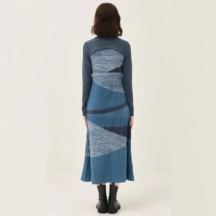 PUBLIC TOKYO Long Sleeved Dresses Women's Blue-2