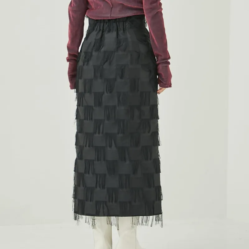 PUBLIC TOKYO Casual Long Skirts Women's Black-4