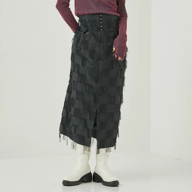 PUBLIC TOKYO Casual Long Skirts Women's Black-2
